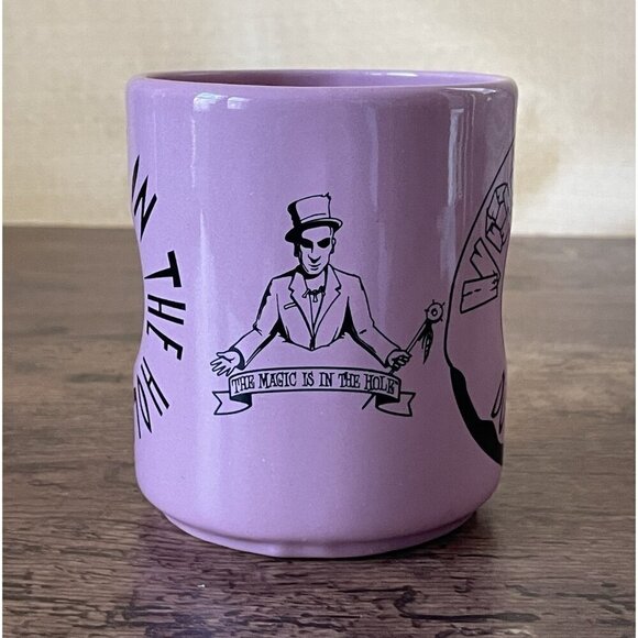 Voodoo Doughnut Donut Mug Pink Ceramic Coffee Cup The Magic Is In The Hole - Picture 2 of 7